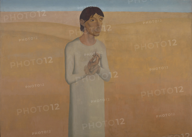 Christ in the desert, 1939. Creator: Van de Woestyne, Gustave (1881-1947).