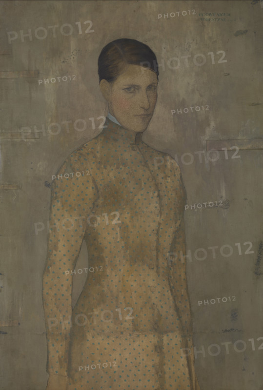 Portrait of Prudence De Schepper, 1910. Creator: Van de Woestyne, Gustave (1881-1947).
