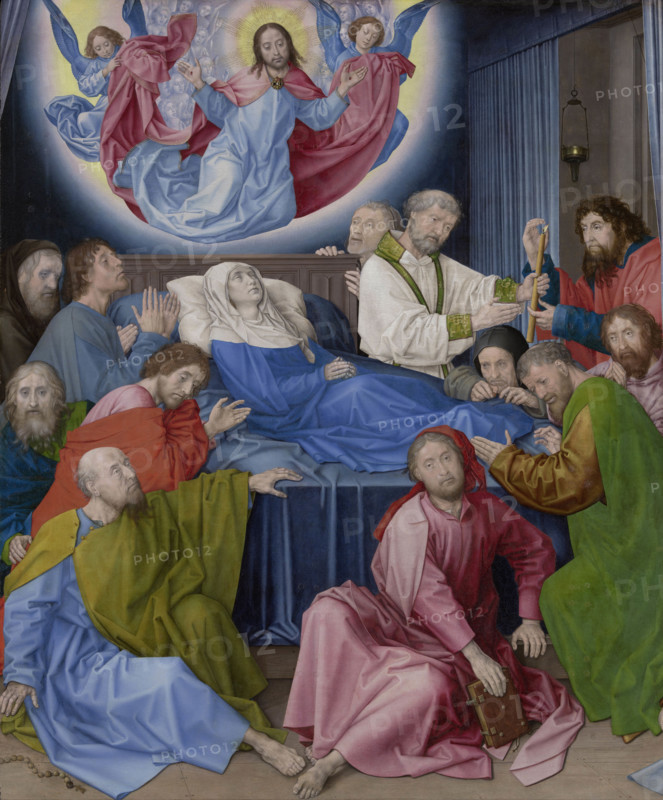 The Death of the Virgin, 1475. Creator: Goes, Hugo, van der (1435-1482).