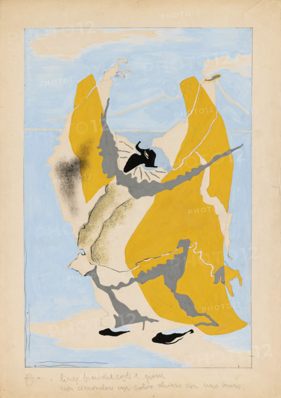 Pulcinella. Creator: Prampolini, Enrico (1894-1956).