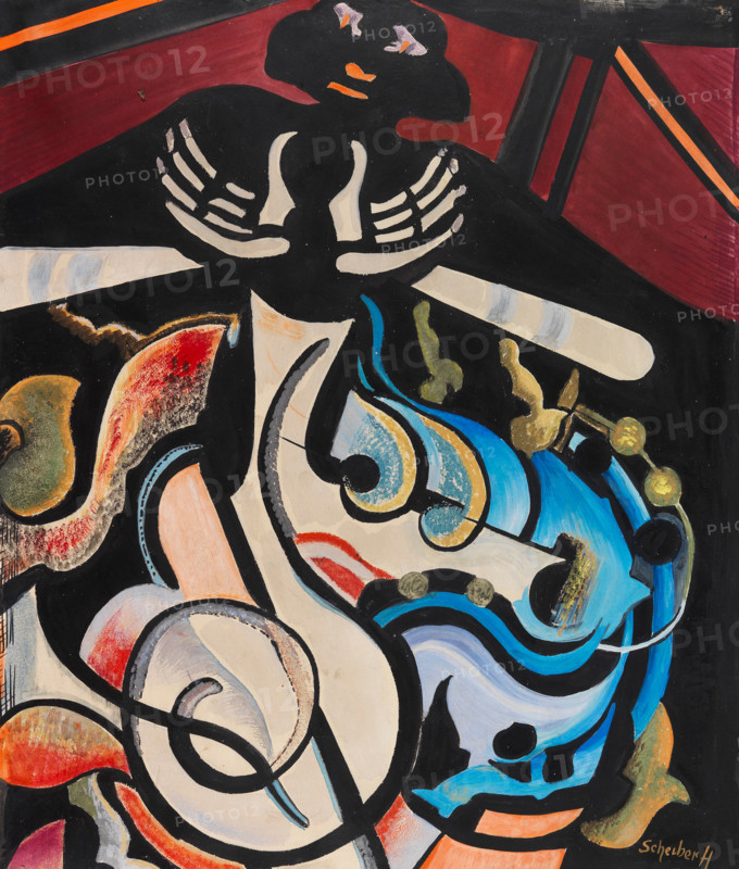 The conductor, c1920. Creator: Scheiber, Hugo (1873-1950).