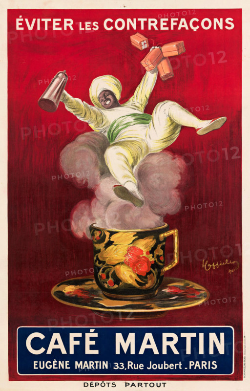 Café Martin, 1921. Creator: Cappiello, Leonetto (1875-1942).