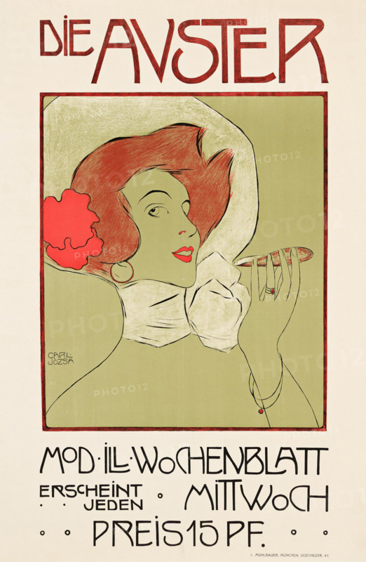 Die Auster - Mod. Illustriertes Wochenblatt ("The Oyster" Modern Illustrated Weekly), c1903. Creator: Jozsa, Károly (1872-1929).