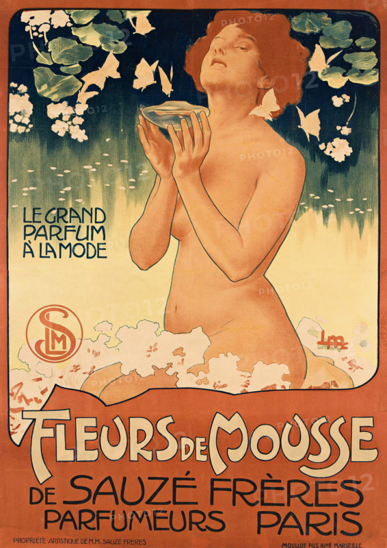 Fleurs de Mousse, 1899. Creator: Metlicovitz, Leopoldo (1868-1944).