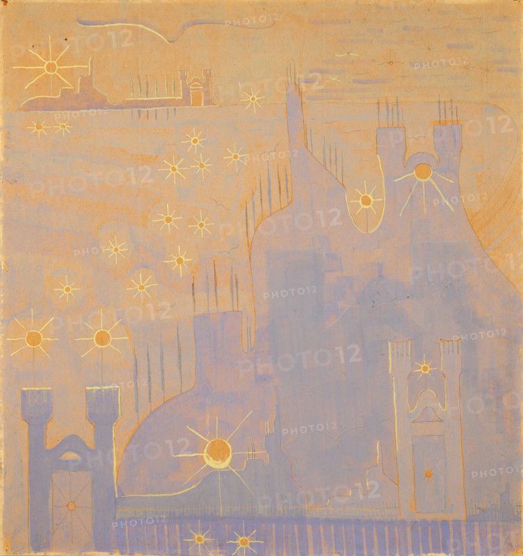 Sonata I (Sonata of the Sun). Allegro, 1907. Creator: Ciurlionis, Mikalojus Konstantinas (1875-1911).