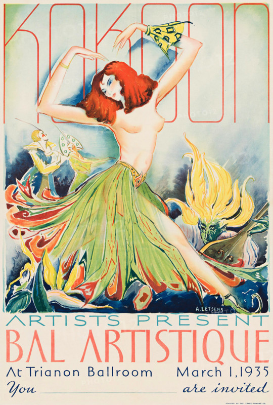 Kokoon Artists Present Bal Artistique, 1935. Creator: Leysens, Auguste (1888-1946).
