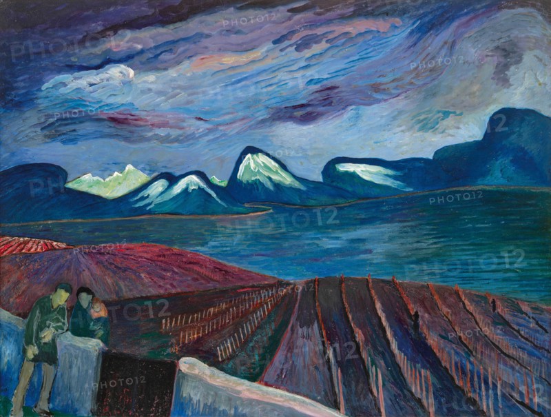 Ticino Landscape, 1919. Creator: Werefkin, Marianne, von (1860-1938).