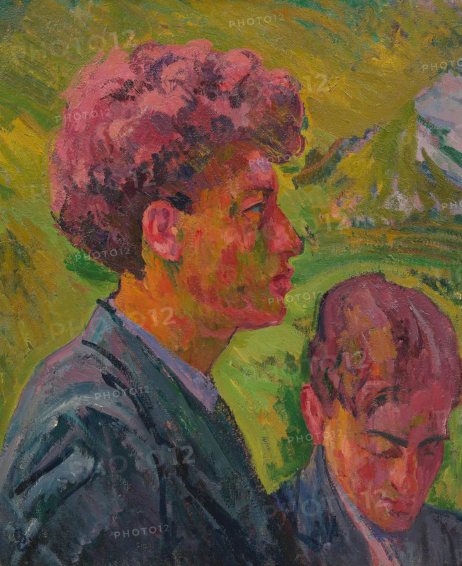 Alberto and Diego, 1919. Creator: Giacometti, Giovanni (1868-1933).