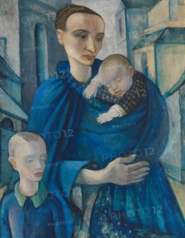 Blue Woman, before 1919. Creator: Rée, Anita (1885-1933).