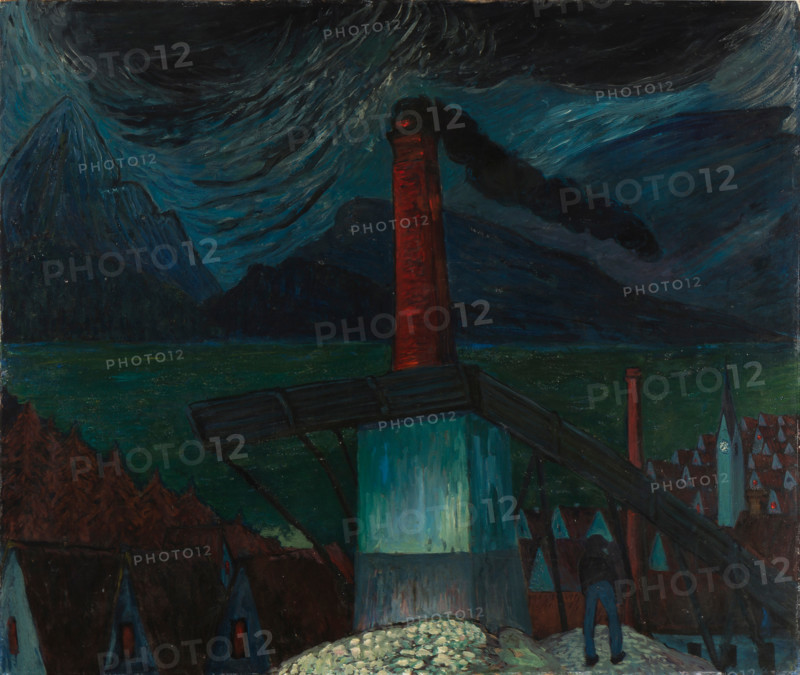 Iron Foundry in Oberstdorf, 1912. Creator: Werefkin, Marianne, von (1860-1938).