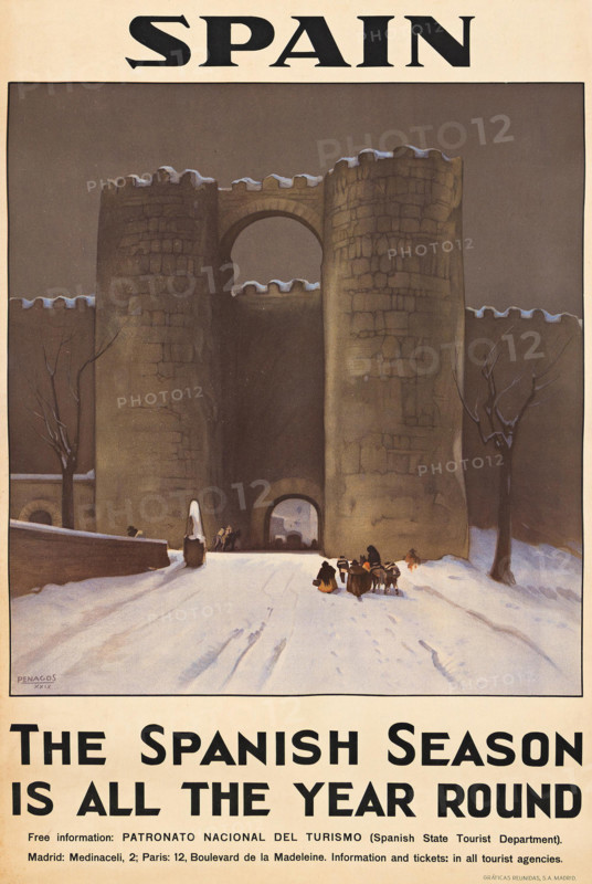 Spain: The Spanish Season is All the Year Round, 1929. Creator: Penagos Zalabardo, Rafael de (1889-1954).