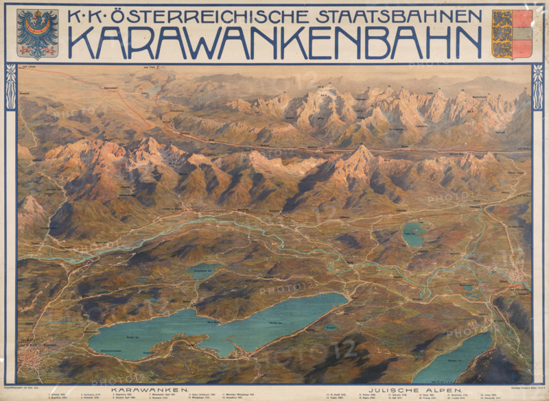 Imperial Royal Austrian State Railways: Karawanken Railway, c1910. Creator: Jahn, Gustav (1879-1919).