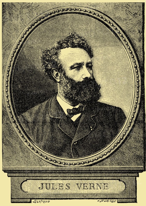 Portrait of Jules Verne (1828-1905), Second Half of the 19th cen. Creator: Bertrand, Auguste (active 19th century).