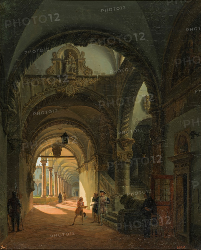 Imprisonment of Francis I, c1825. Creator: Migliara, Giovanni (1785-1837).