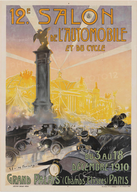 12e Salon de l'Automobile et du Cycle, 1910. Creator: Simoes de Fonseca, Gaston (1874-1943).