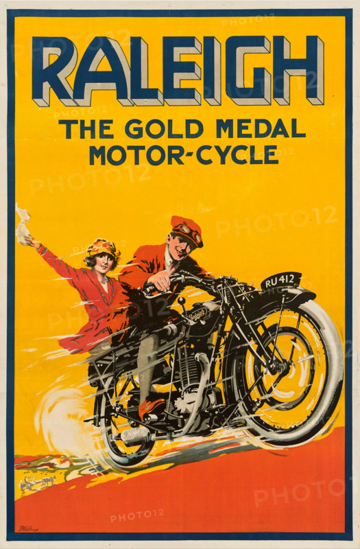 Raleigh. The Gold Medal Motor-Cycle, c1925. Creator: Lefeaux, S. W. (active 1920s).