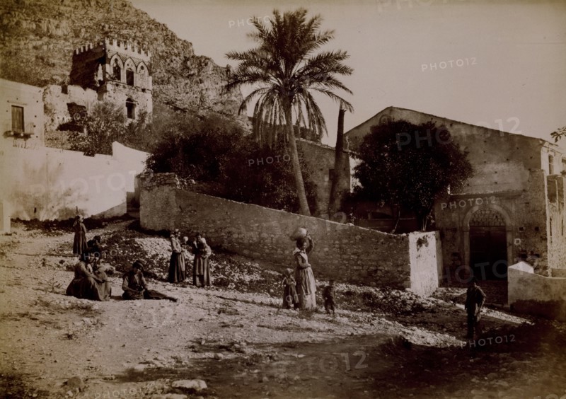 Badia Vecchia colla Palma - Taormina, c1880s. Creator: Giovanni Crupi.