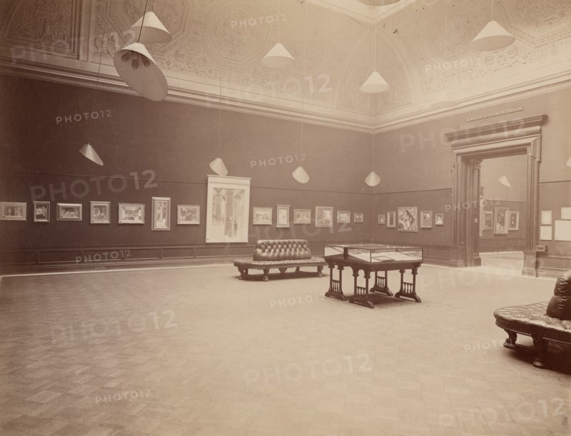 The Water Colour Room, 'Exhibition of Works by the Late Sir Lawrence Alma-Tadema RA, OM.', 1913. Creator: Henry Dixon & Son.