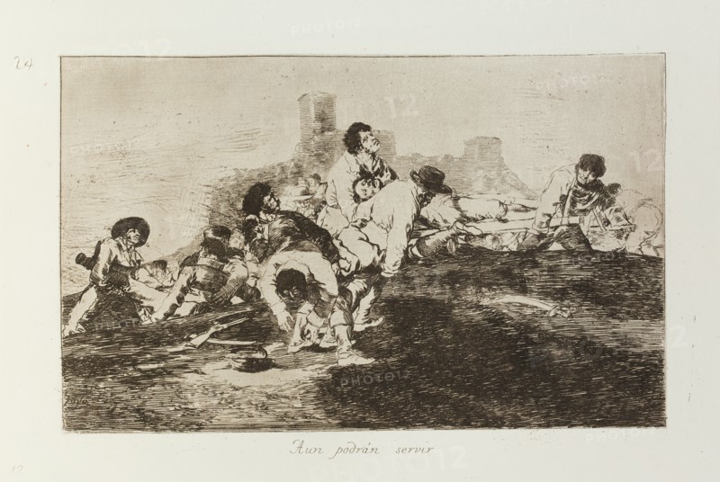 Aun podrán servir.; Los Desastres de la Guerra, Madrid 1863. Creator: Francisco Goya.