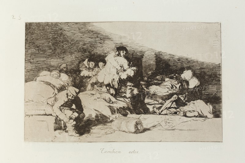 Tambien estos.; Los Desastres de la Guerra, Madrid 1863. Creator: Francisco Goya.