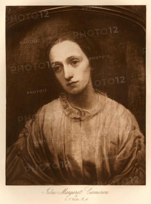 Julia Margaret Cameron by G. F. Watts, R.A., 1885.  Creator: Henry Herschel Hay Cameron.