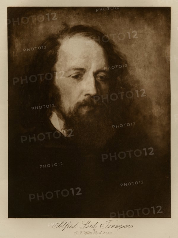 Alfred Lord Tennyson by G. F. Watts, R.A., 1859.  Creator: Henry Herschel Hay Cameron.