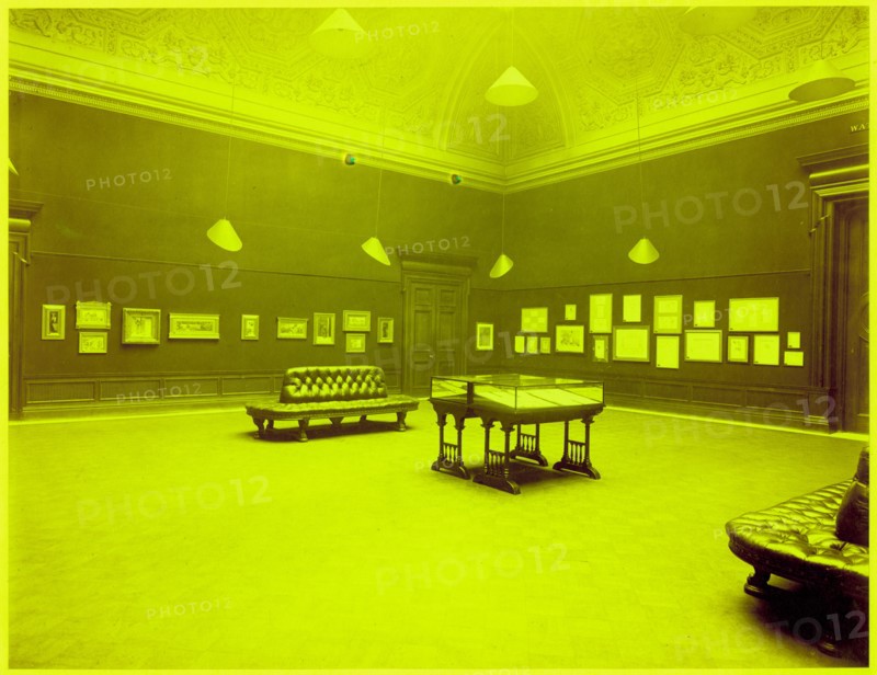 The Water Colour Room, 1913.  Creator: Henry Dixon & Son.
