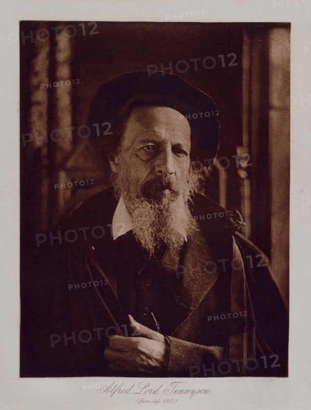 Alfred Lord Tennyson (from life), c1888.  Creator: Henry Herschel Hay Cameron.