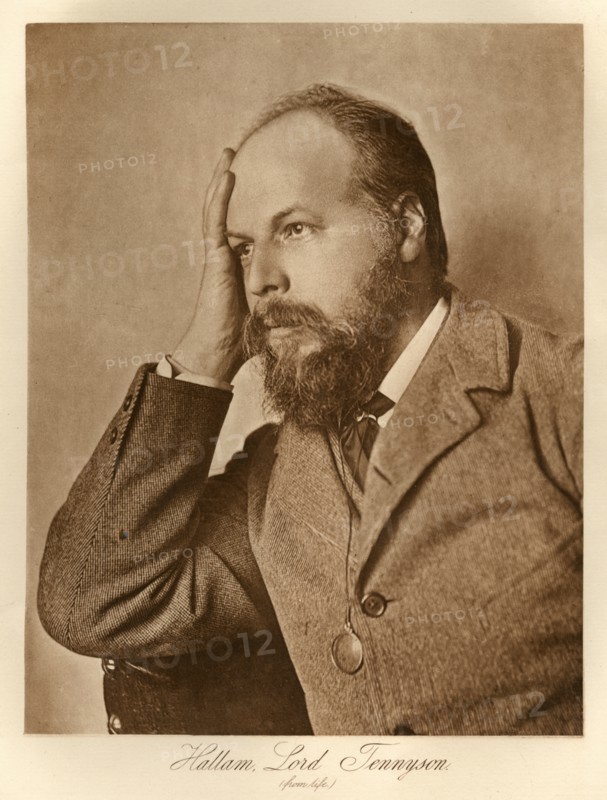 Hallam, Lord Tennyson, (from life), before 1893.  Creator: Henry Herschel Hay Cameron.
