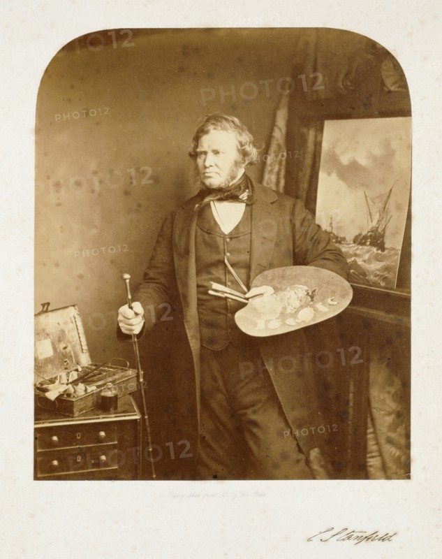 Clarkson Stanfield, RA, c1857. Creator: William Henry Lake Price.