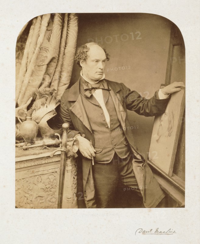 Daniel Maclise, RA, c1857. Creator: William Henry Lake Price.
