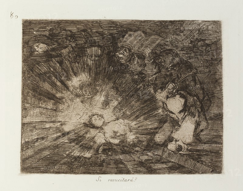 Se resucitará?; Los Desastres de la Guerra, Madrid 1863. Creator: Francisco Goya.