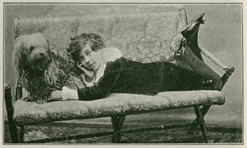 Reproduction of a photograph of Master Cyril Wilde, c1893. Creator: Henry Herschel Hay Cameron.