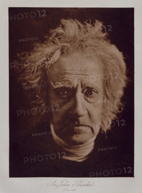 Sir John Herschel (from life), 1867.  Creator: Julia Margaret Cameron.