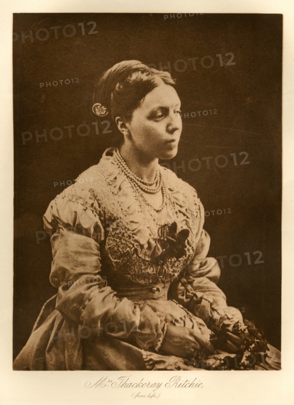 Mrs Thackeray Ritchie (from life), c1867.  Creator: Julia Margaret Cameron.