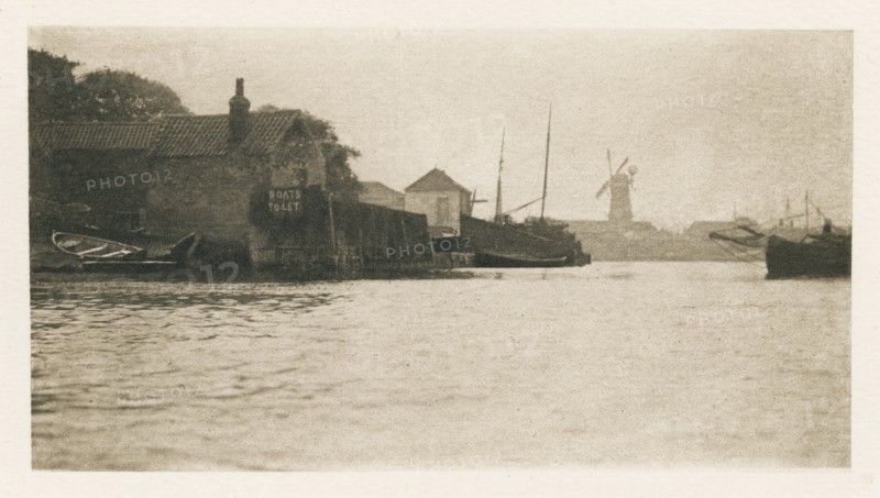 Bound for the North River, 1887. Creators: Peter Henry Emerson, Alfred Dawson.