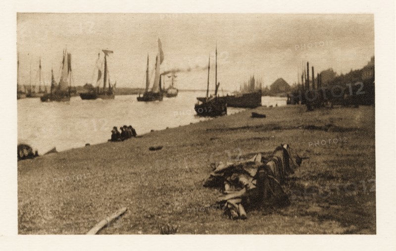 Bound for the North Sea, 1887. Creators: Peter Henry Emerson, Alfred Dawson.