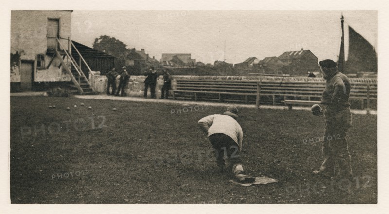 The Bowling Green, 1887. Creators: Peter Henry Emerson, Alfred Dawson.