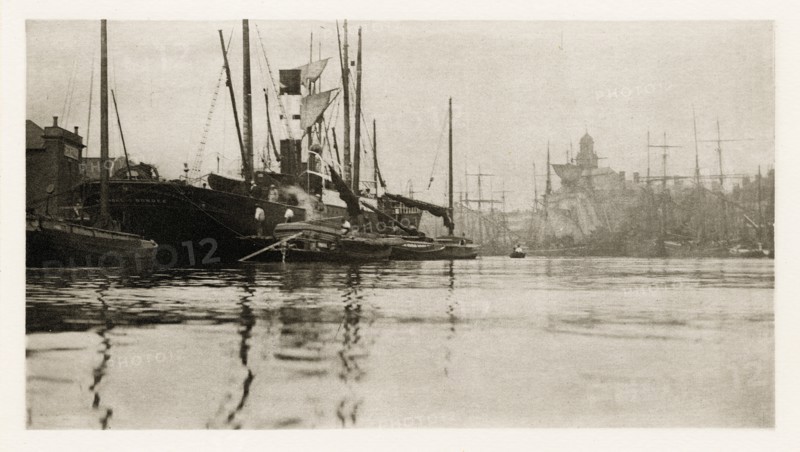 In Harbour, 1887. Creators: Peter Henry Emerson, Alfred Dawson.
