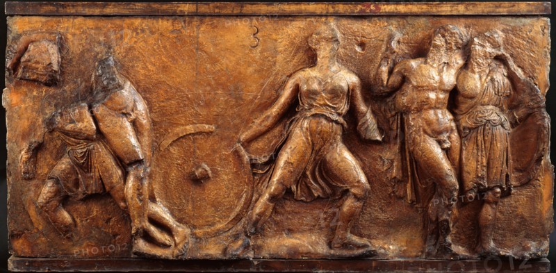 After the battle of Greeks and Amazons, 1816. Creator: Unknown.