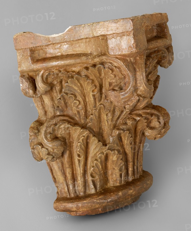 Corinthian capital, (19th century?). Creator: Unknown.