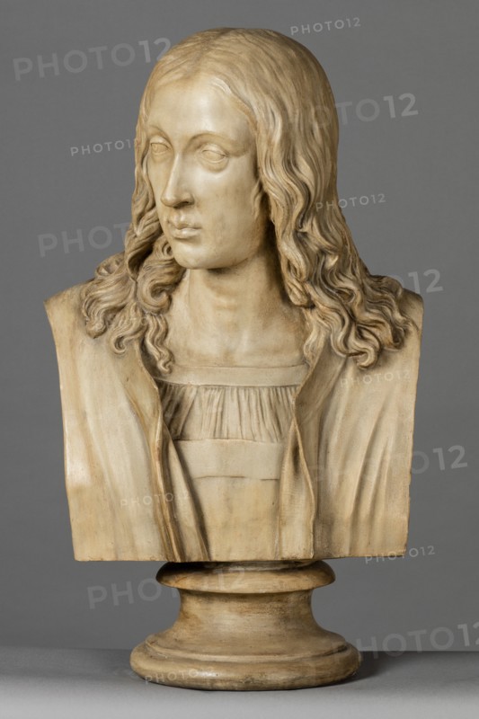 Cast of a bust of Raphael, 1833. Creator: Unknown.