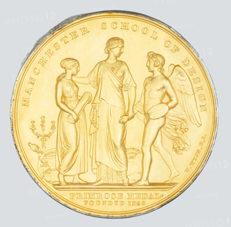 Manchester School of Design, Primrose Medal, 19th century. Creator: William Wyon.