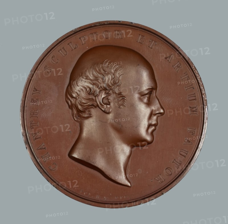 Sir Francis Chantrey, Art Union of London medal, 1843. Creator: William Wyon.