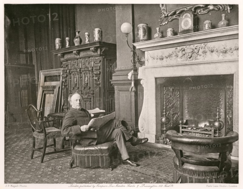 Sir John Everett Millais, Bt., P.R.A., c1884. Creator: Joseph Parkin Mayall.