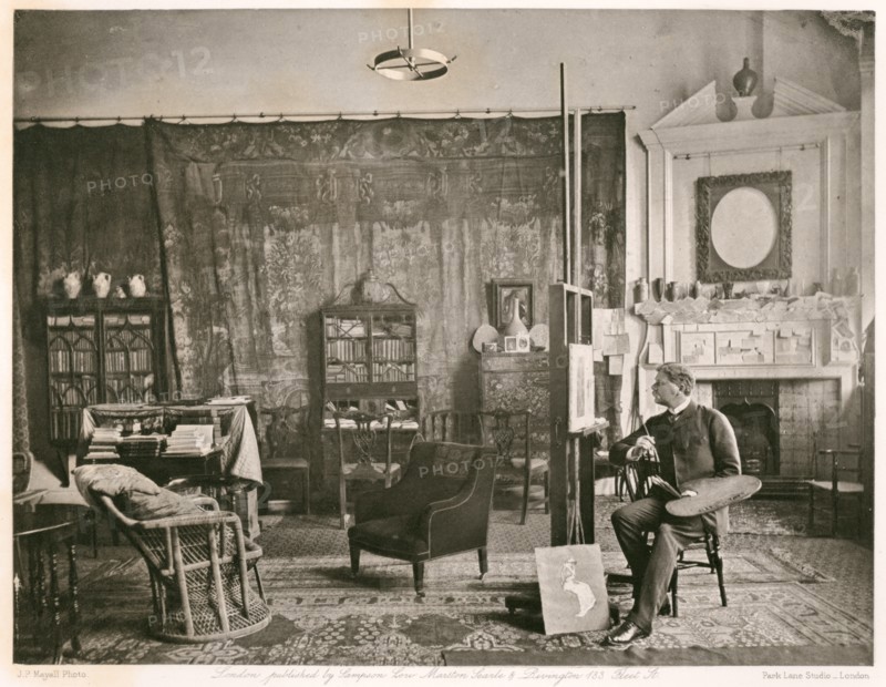 Marcus Stone, R.A., c1884. Creator: Joseph Parkin Mayall.