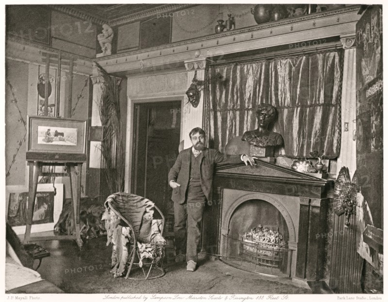 Sir Lawrence Alma-Tadema, R.A., c1884. Creator: Joseph Parkin Mayall.