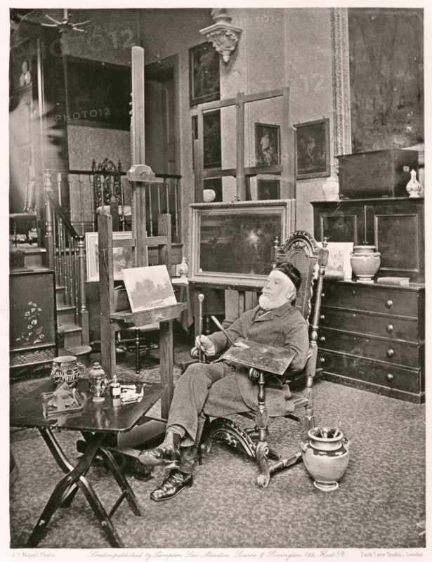 Richard Redgrave, R.A., c1884. Creator: Joseph Parkin Mayall.