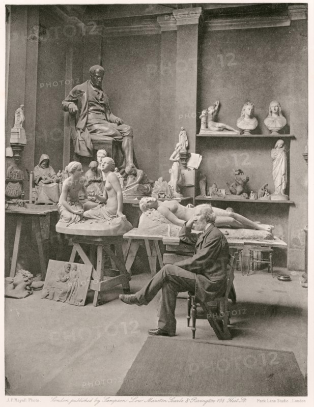 William Calder Marshall, RA, c1884. Creator: Joseph Parkin Mayall.