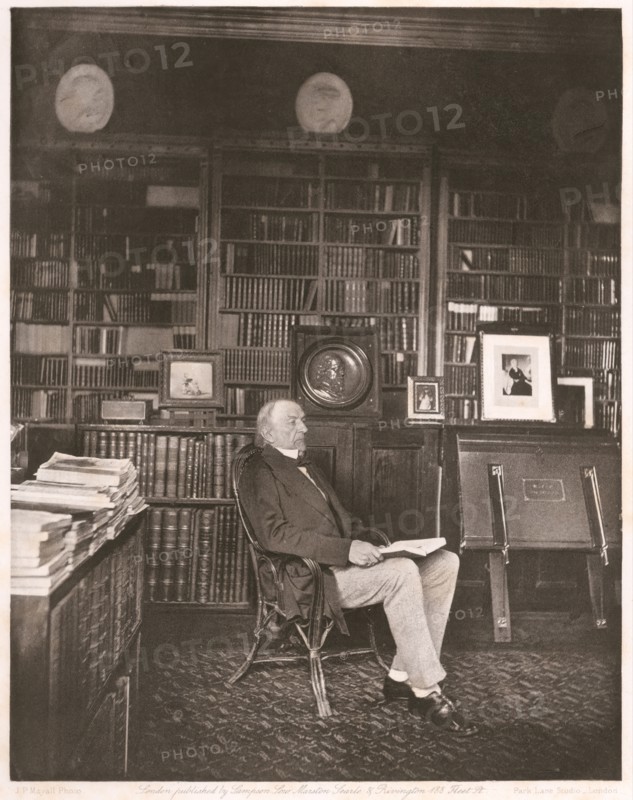 William Ewart Gladstone, c1884. Creator: Joseph Parkin Mayall.